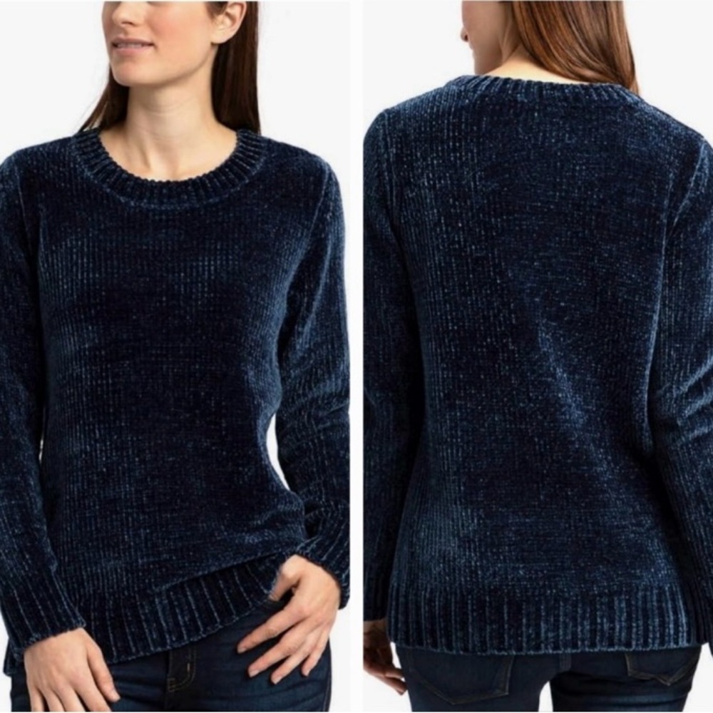 (A12)‎ Orvis Women's Navy Sweater, Size Small